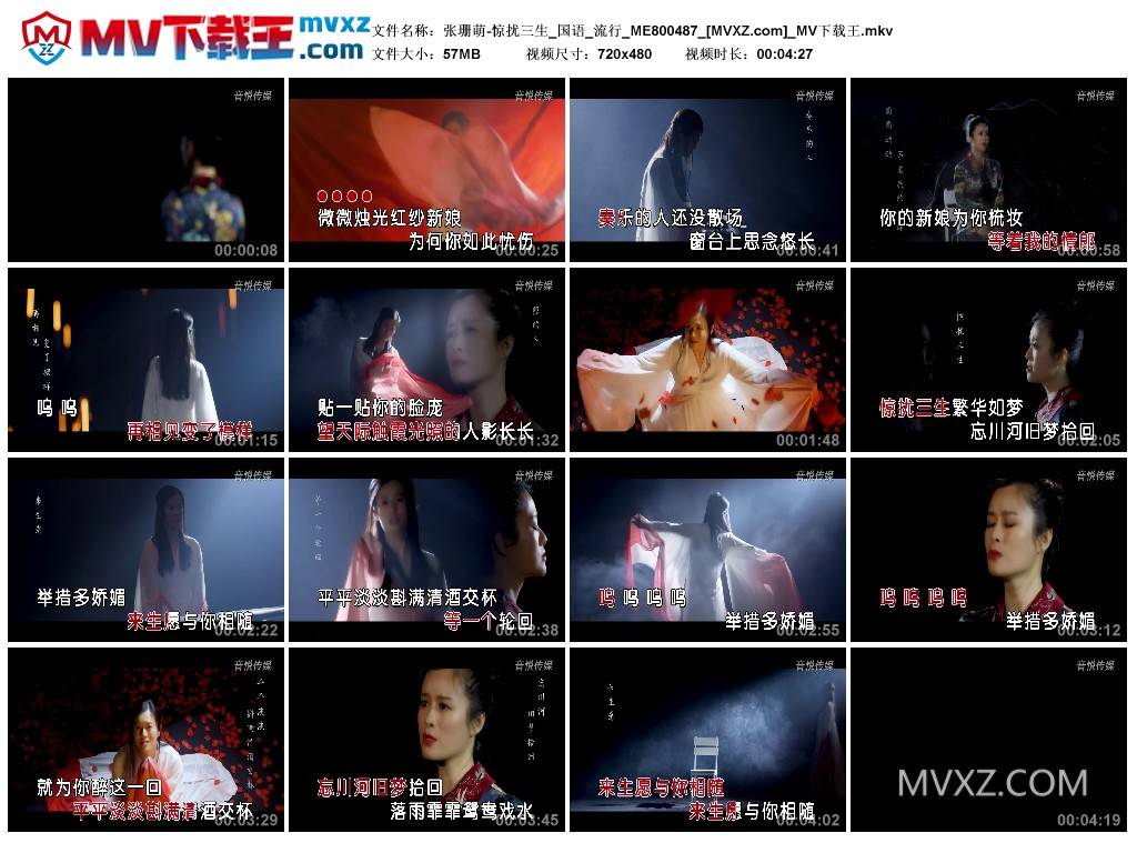 张珊萌-惊扰三生_国语_流行_ME800487